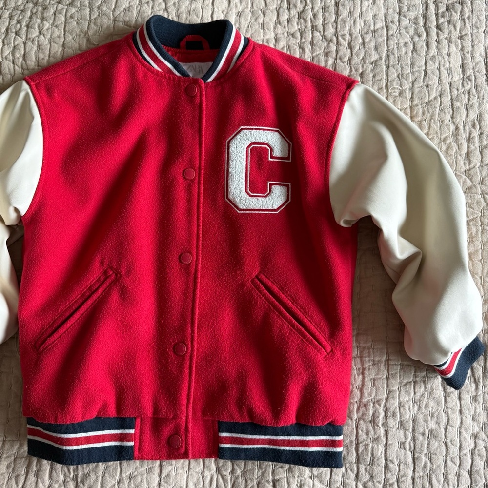 Zara Kids California Varsity Jacket
